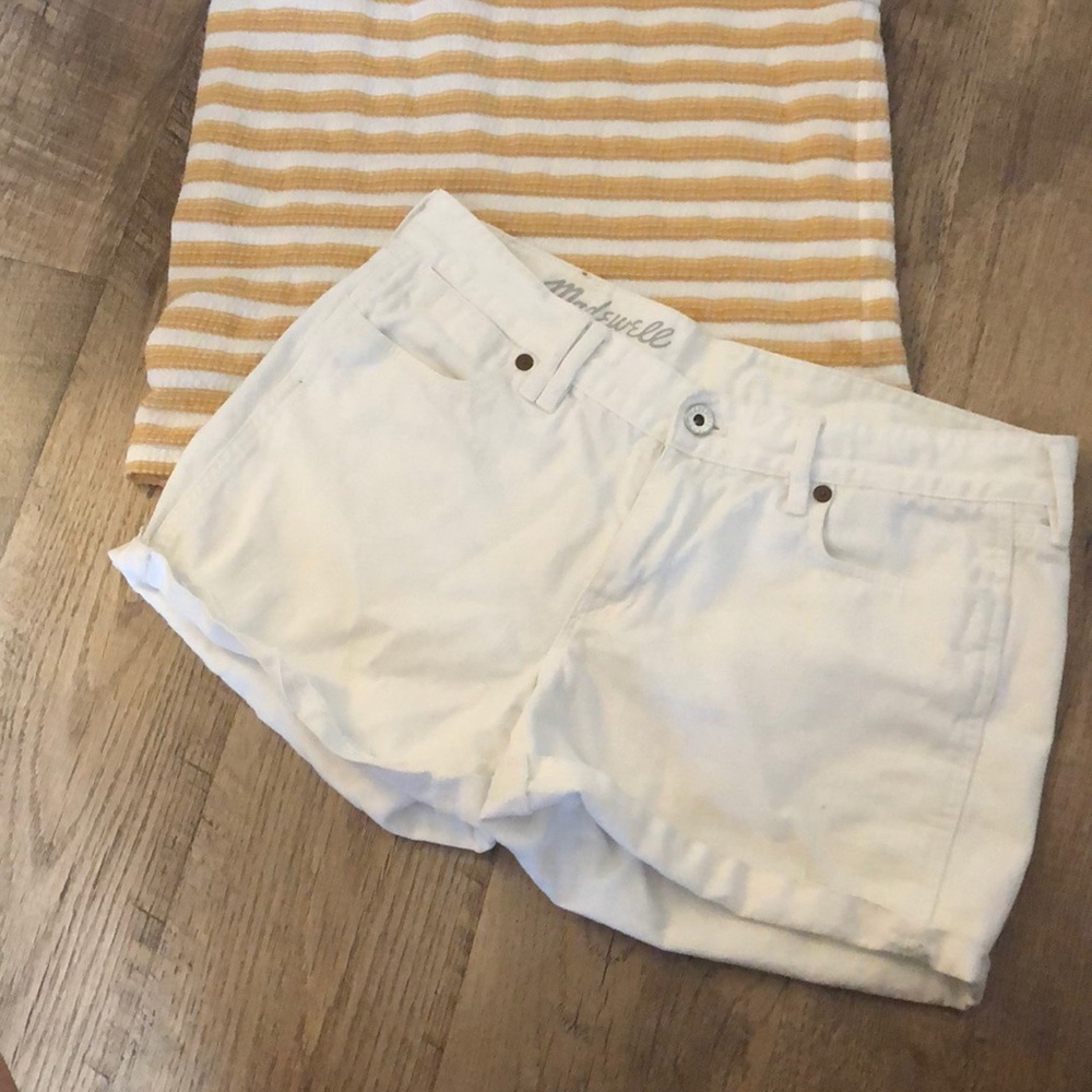 {Madewell} Mid-rise Rolled Jean Short